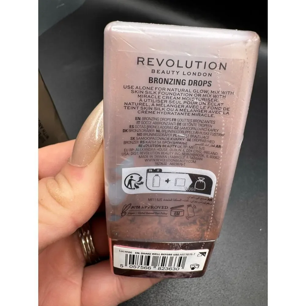 NWT Revolution Set-Black Gel Eyeliner & Bronzing Drops
